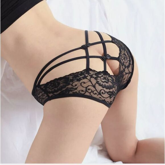 4 Pack Hot Sexy Lace Thongs V-G-string Panties - Picture 4 of 6